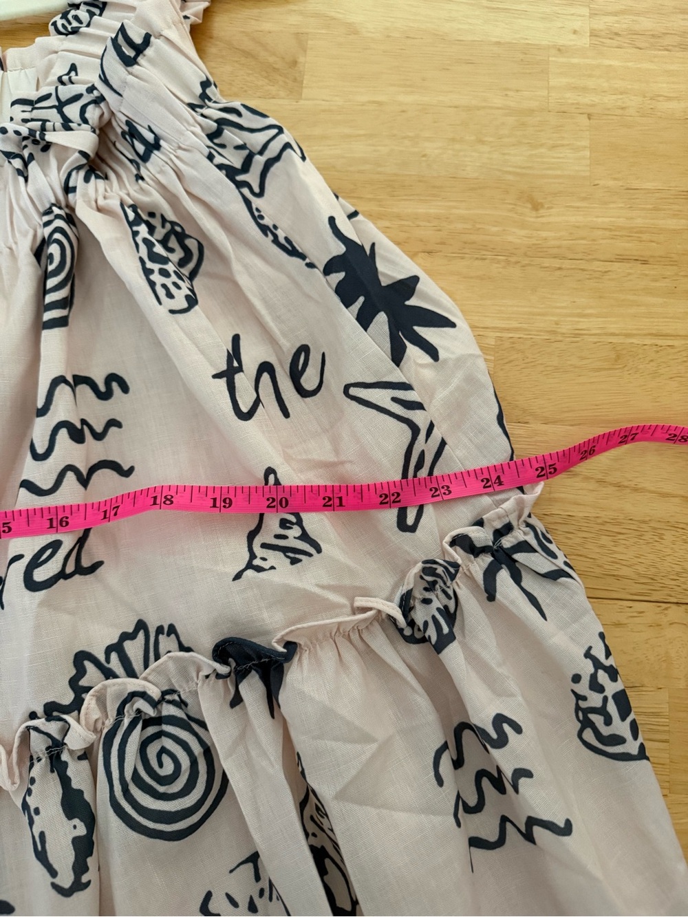 Umgee Mini Dress with Navy Nautical Print - Picture 6 of 6